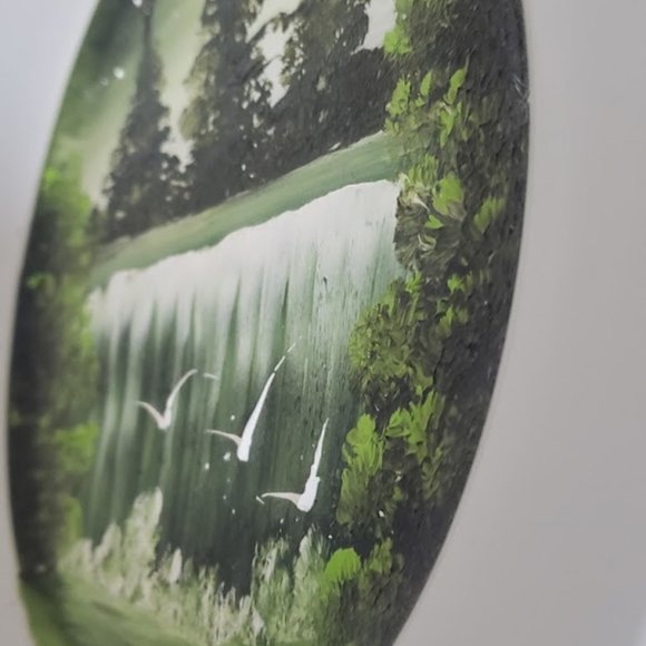 Hand painted decorative plate art artwork wall - Picture 4 of 8